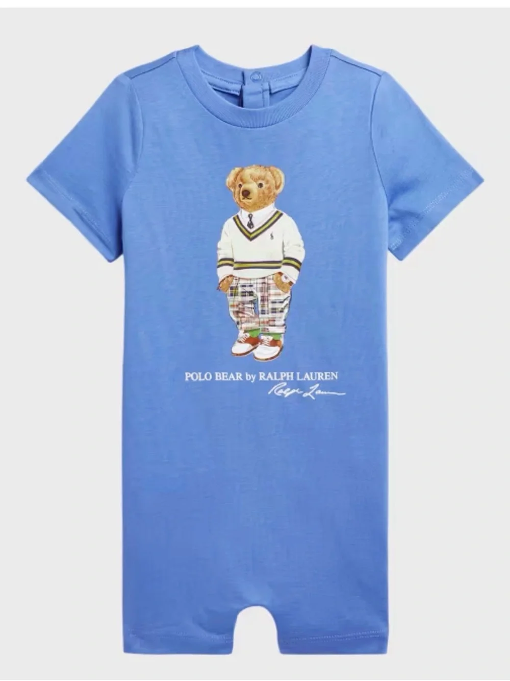 Polo Bear Cotton Jersey Shortall Size 9month
